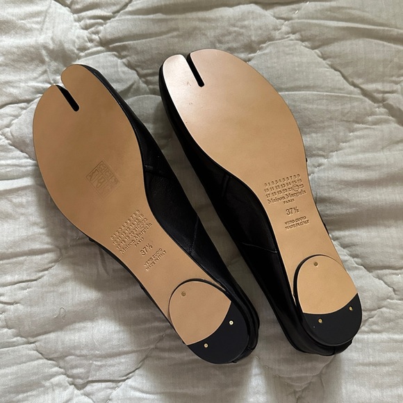 NWB Maison Martin Margiela Black Ballerina Tabis - Picture 2 of 2